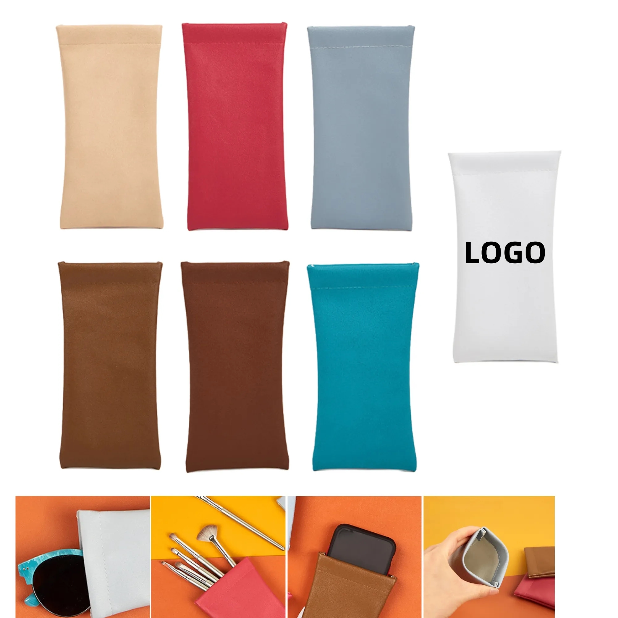 Auto Opening/Closing Solid Color Storage Pouch 3