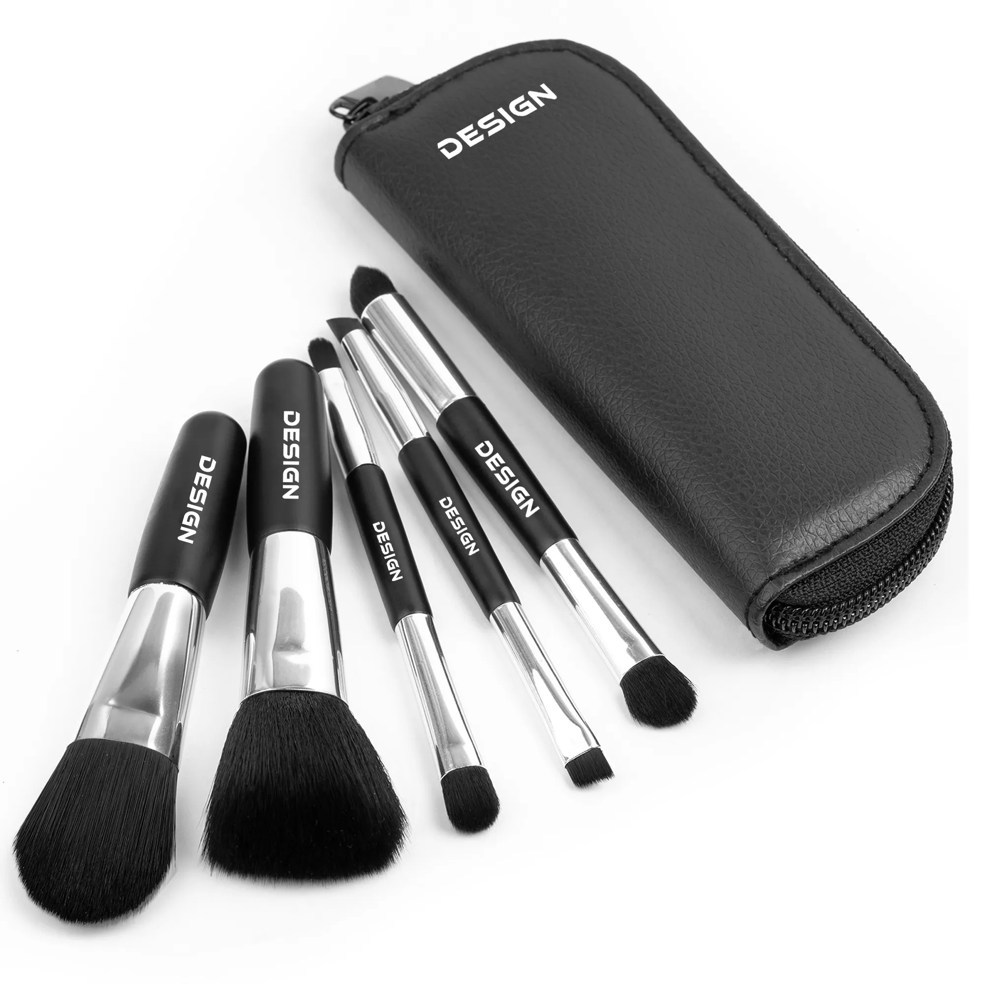 Mini 5Pcs Travel Makeup Brush Kits 2