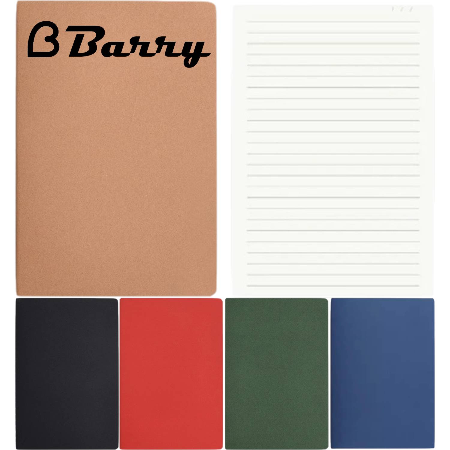 A5 Stitched Binding Lined Notebook 2
