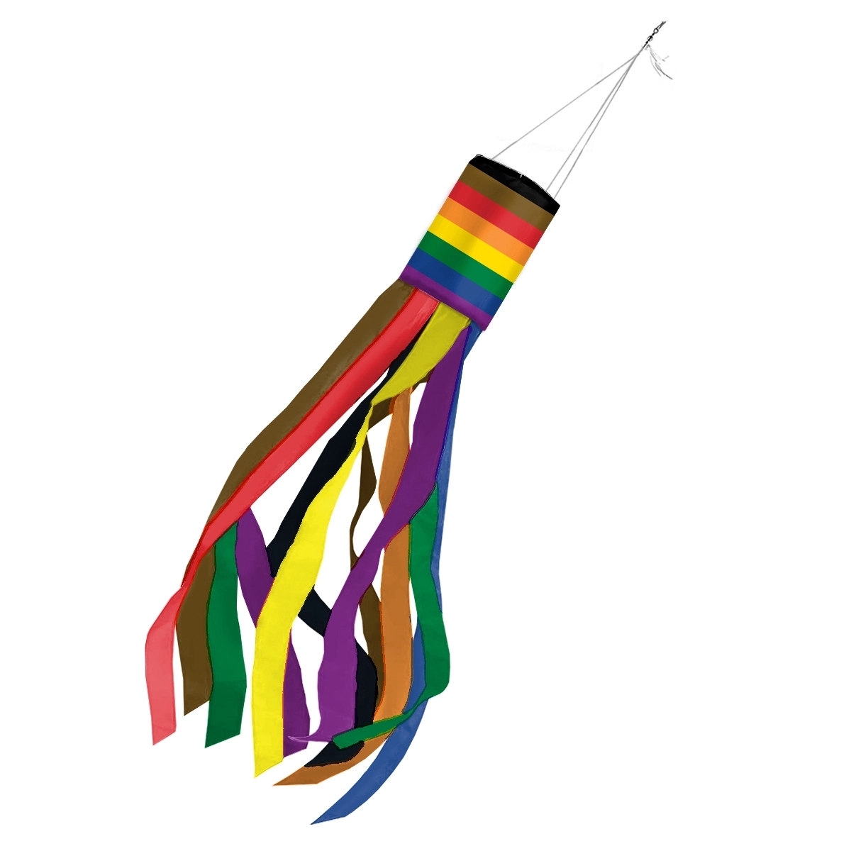 1ply Nylon People of Color Pride Windsock 2
