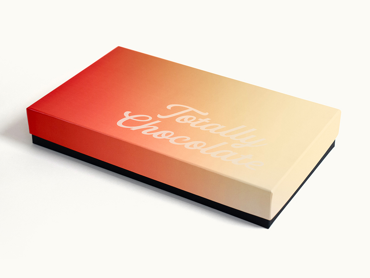 14"x 8" Custom Decorated Chocolate Shape with Luxury Custom Packaging 3