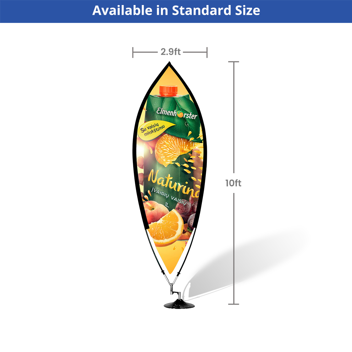 Leaf Banner Flag - Graphic & Hardware Combo (Single Sided) 7