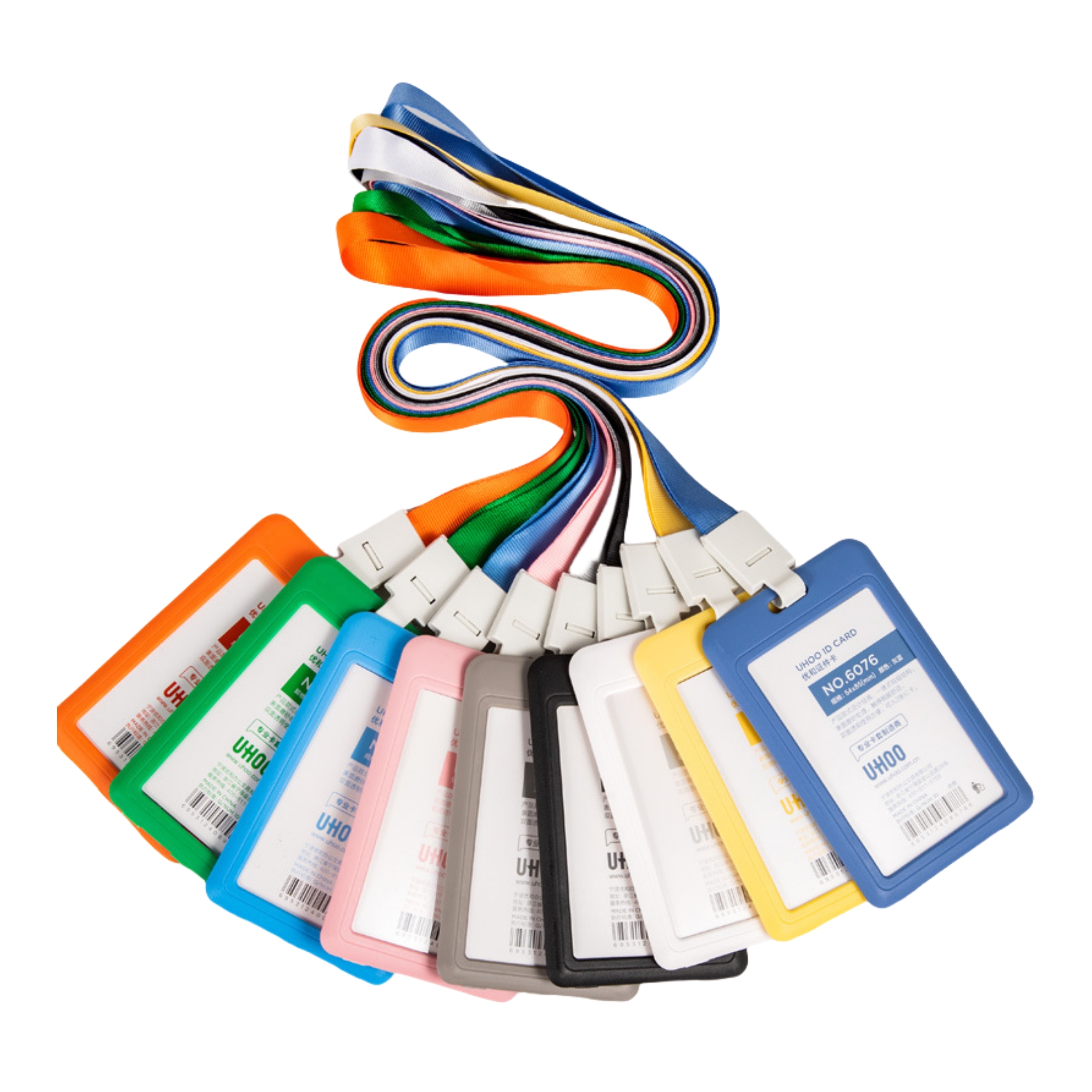 Vertical ID Badge Holder With Lanyard 5