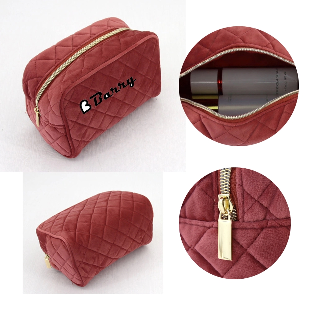 Velvet Makeup Bag Travel Case 4