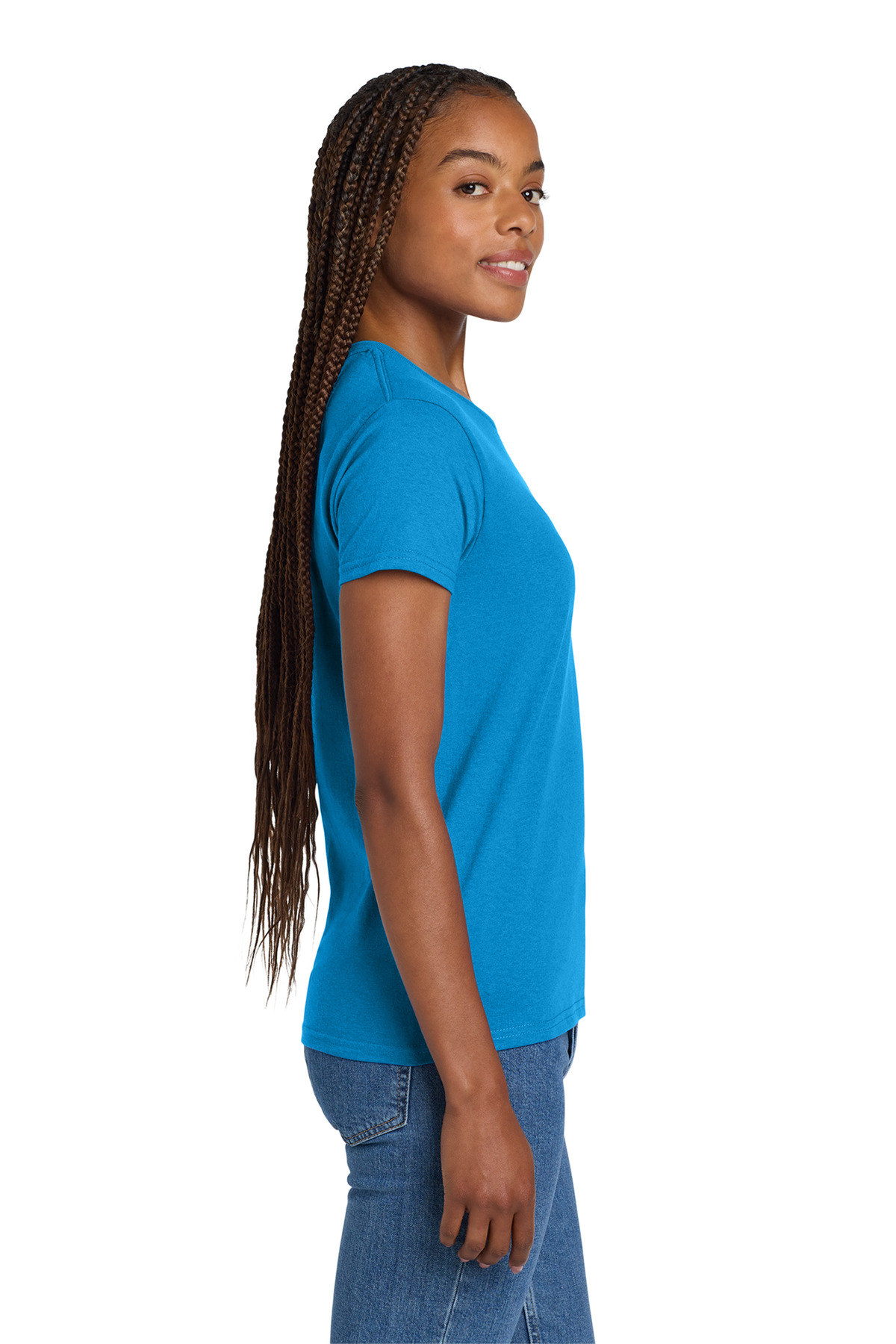 Gildan Women's Ultra Cotton 100% US Cotton T-Shirt. 2000L 66