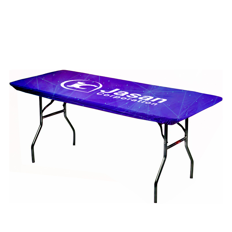 8' Quick Loop™ Table Cover, Dye Sublimation Print 2