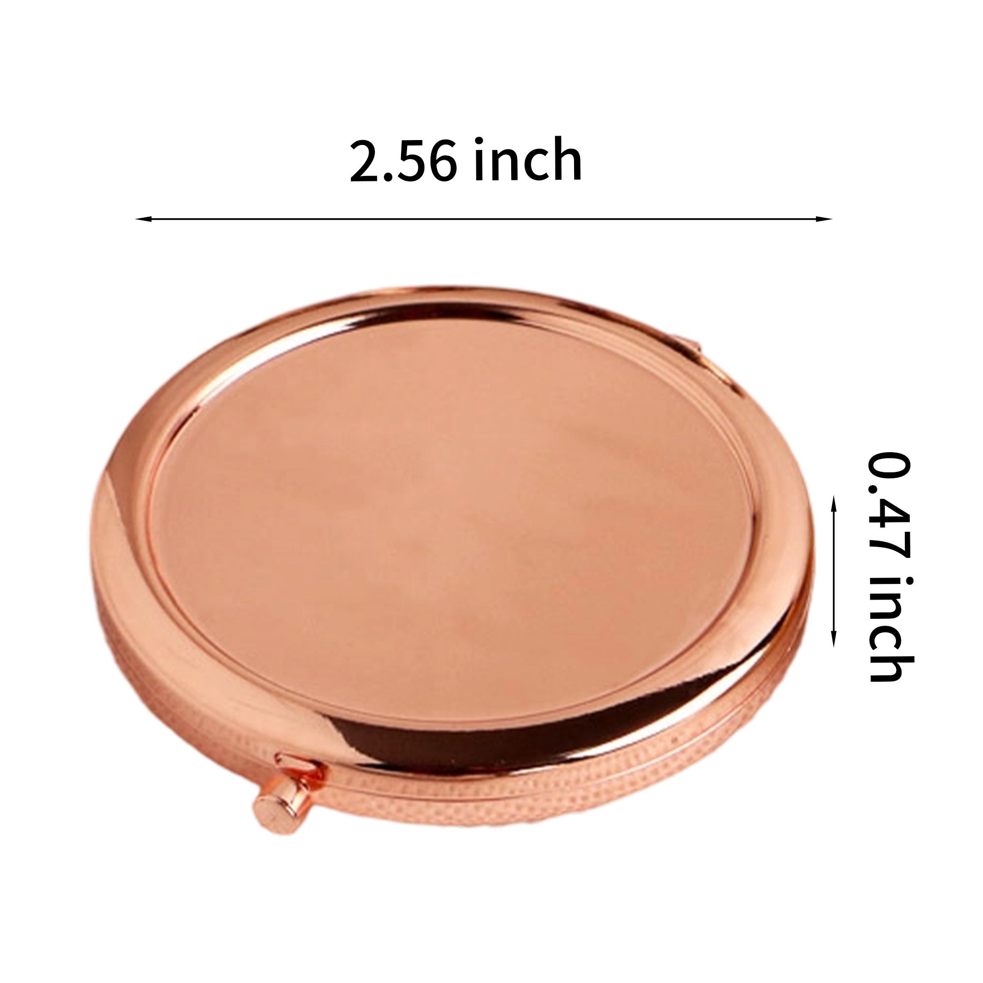 Portable Folding Makeup Mirror With 1X And 2X Magnification 4