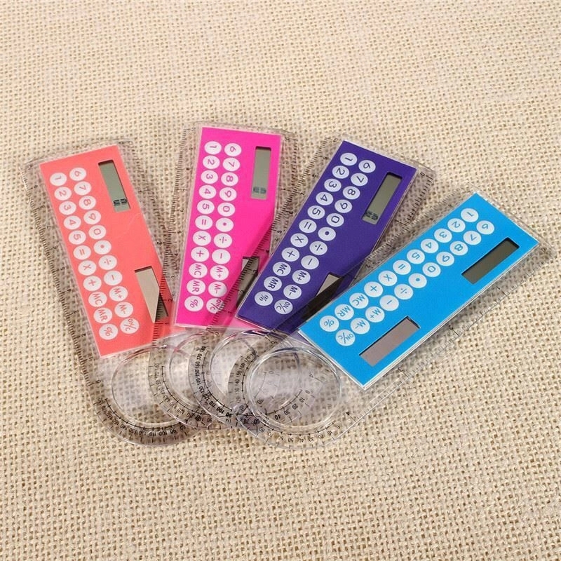 Plastic Ruler with Solar Calculater 3