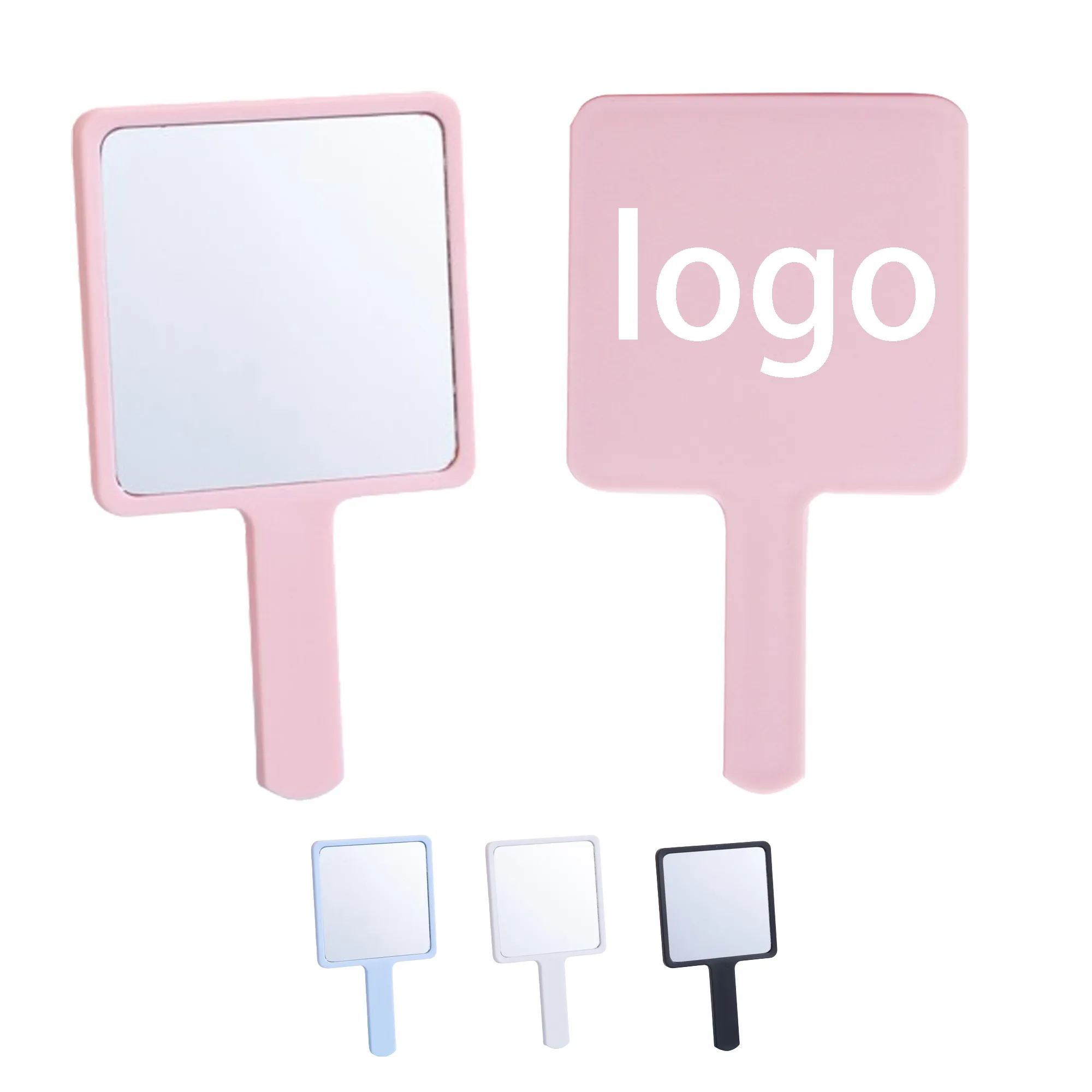 Custom Mini Rectangle Make Up Handheld Mirror 2