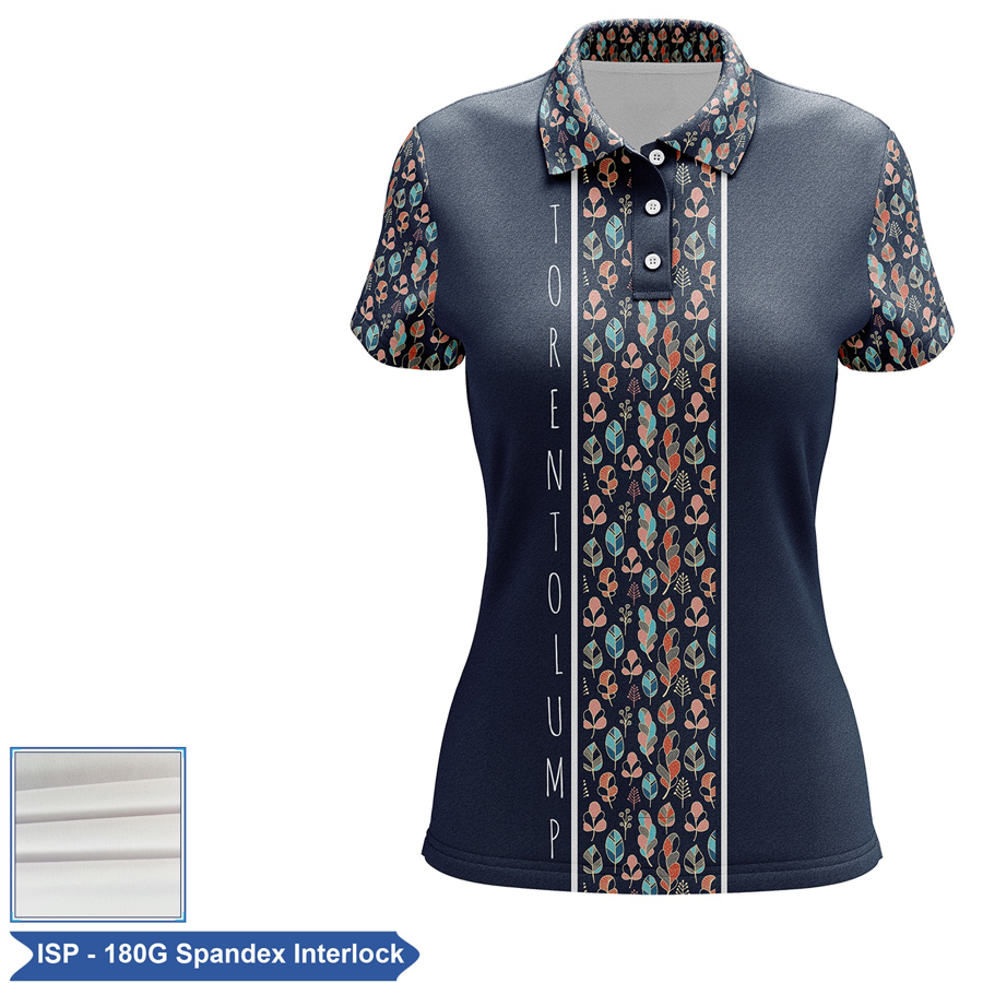 Women's Sublimation Short Sleeve Polo - Spandex Interlock 2