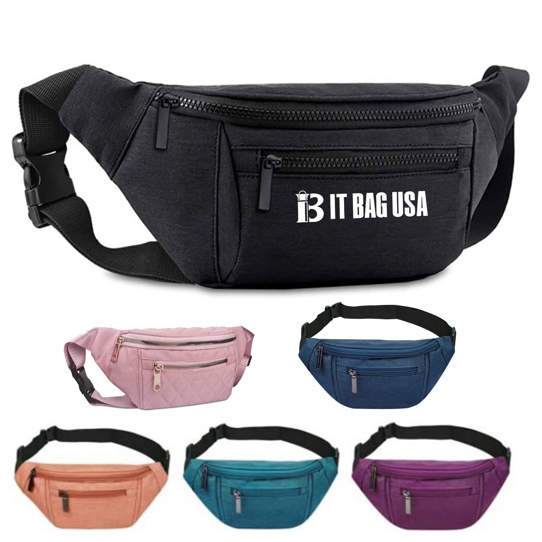 Polyester Crossbody Waist Bag 5