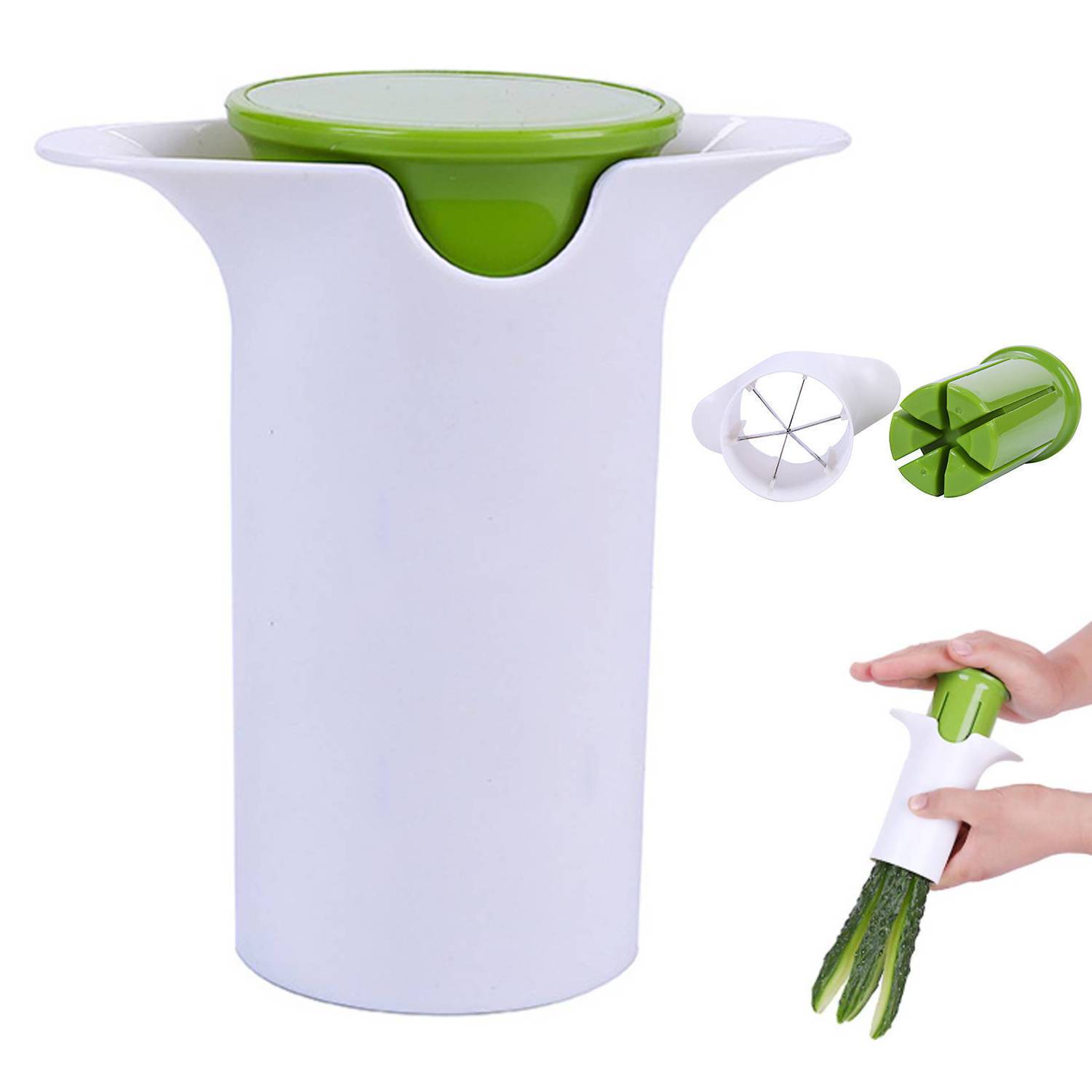 Non-Slip Manual Cucumber Slicer 6