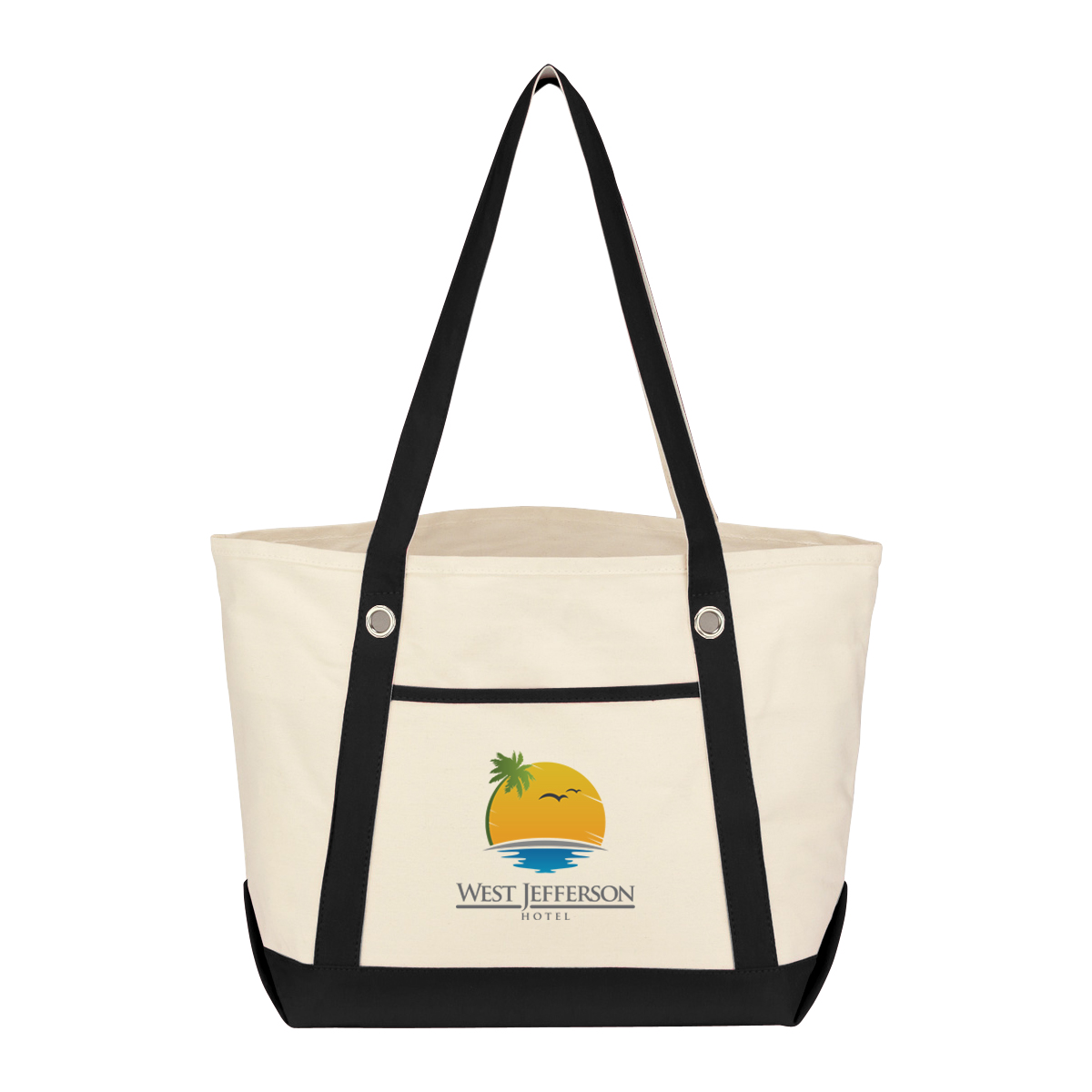 Medium Cotton Canvas Sailing Tote Bag 6
