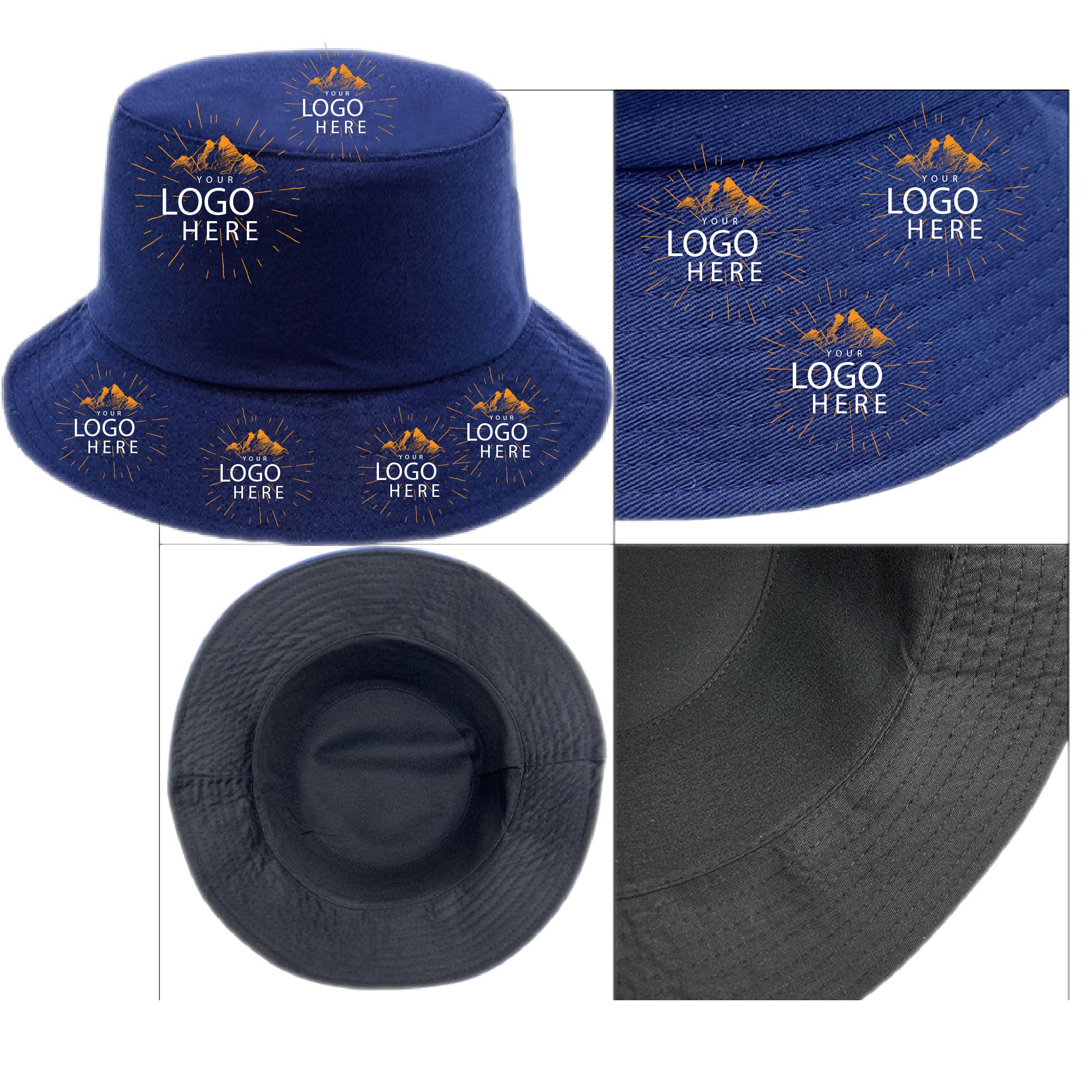 Full Color Polyester Sublimation Bucket Hat 1