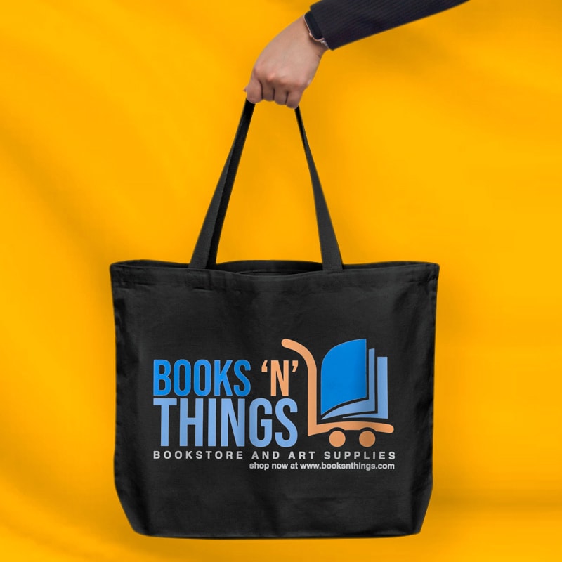 Custom Large Grocery Cotton Tote Bags, custom tote bag with logo imprint 13