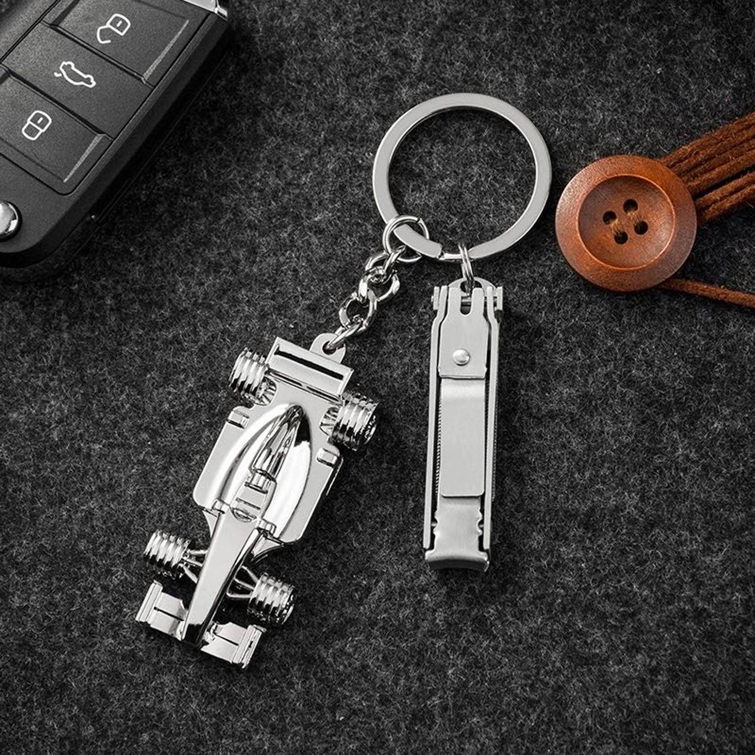 Mini race car keyring Keychain 6