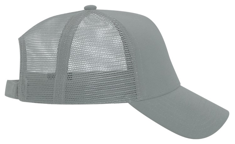 OTTO CAP® 5 Panel Mid Profile Mesh Back Trucker Hat 29