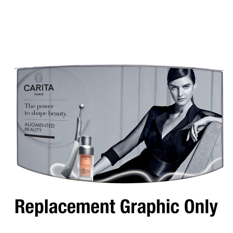 Fabsta™ exhibition table Counter, 2 pieces, Replacement Graphic trade show exhibit table 1