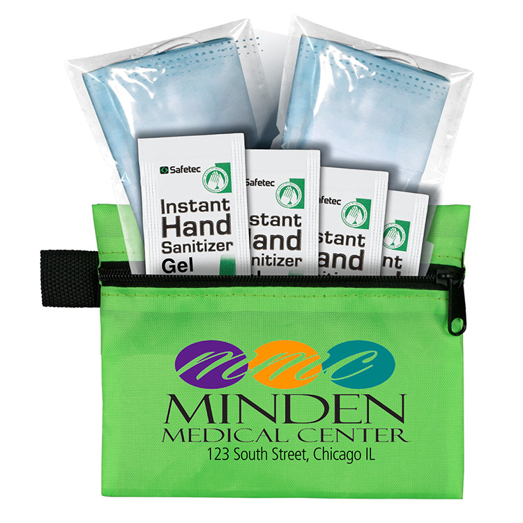 "TRITON" 6 Piece Easy Safety First Kit In Zipper Pack 8