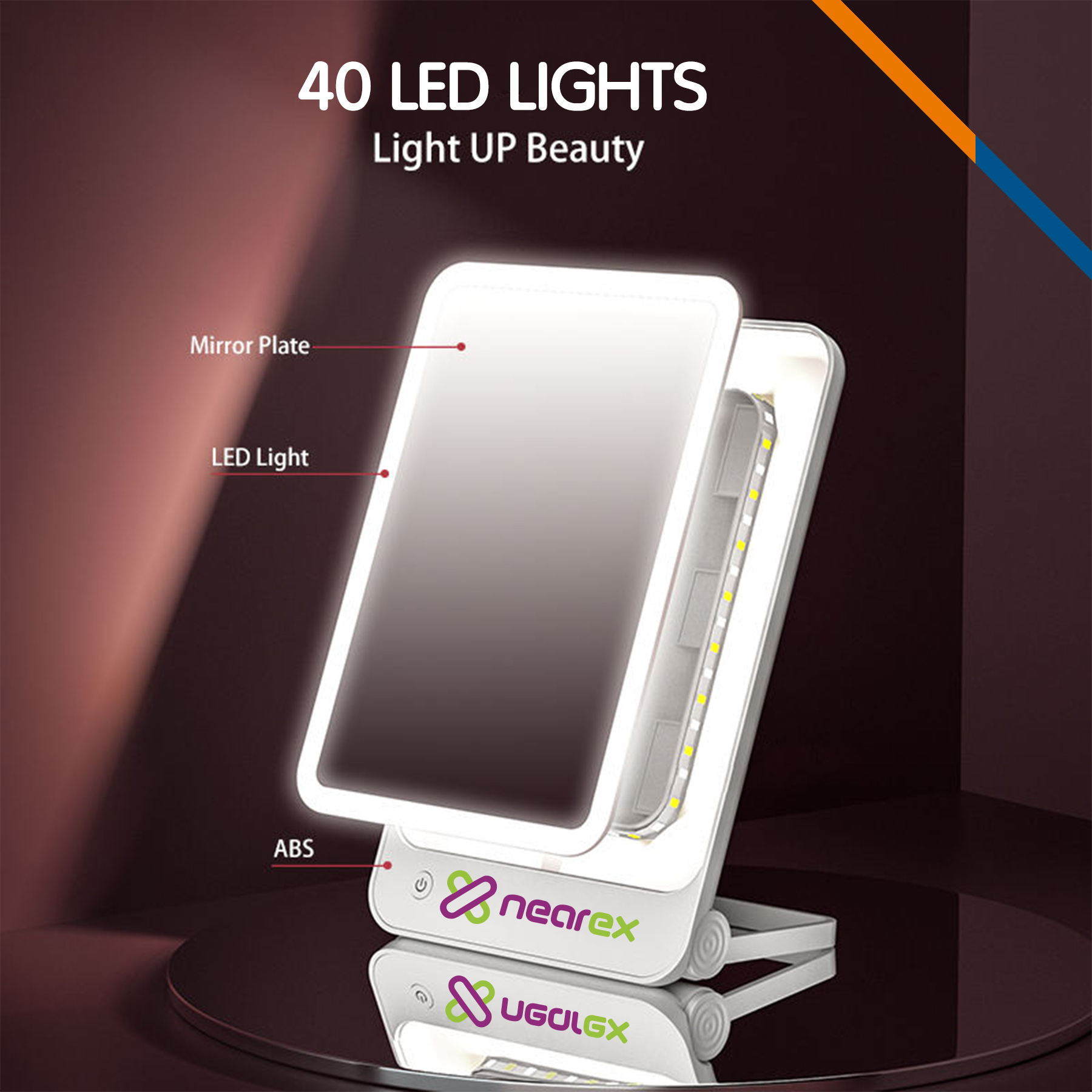 Dern LED Make-up Mirror 5