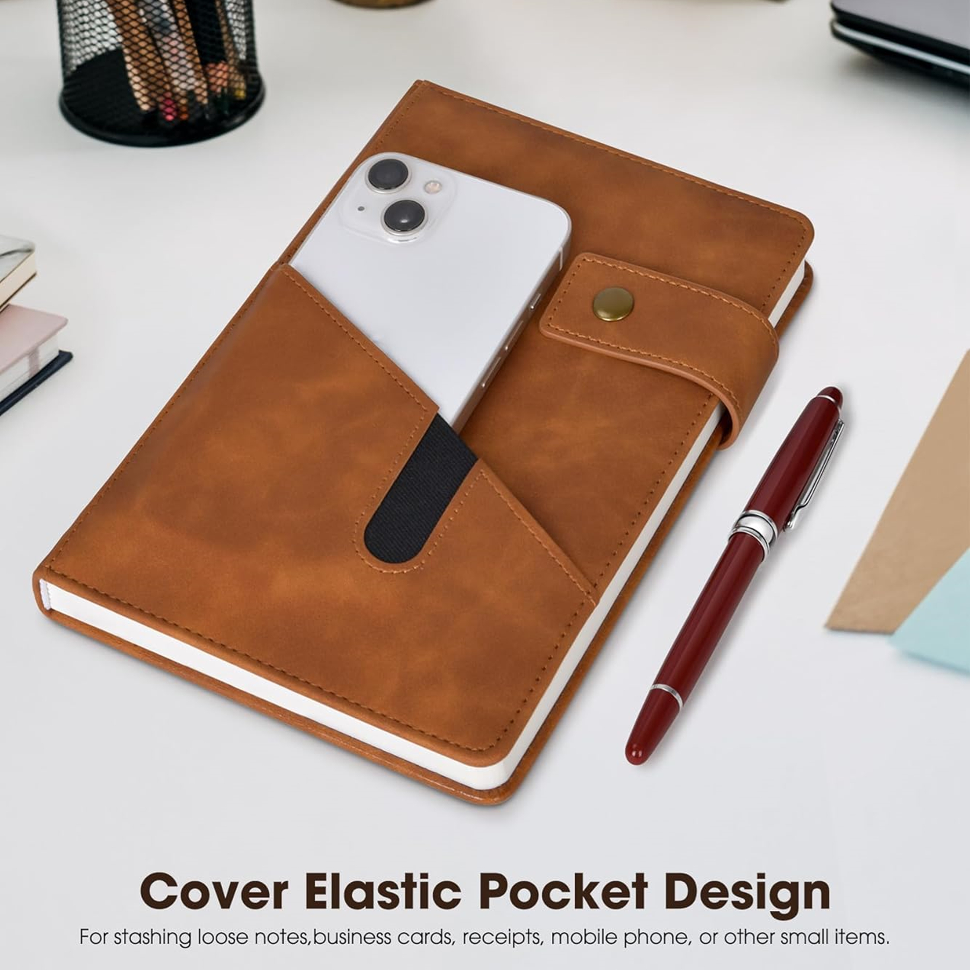 A5 Lined Leather Journal Notebook 200 Pages 4