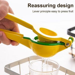 Multifunctional Lemon Juicer 2 Layers Handheld Metal Lemon 3