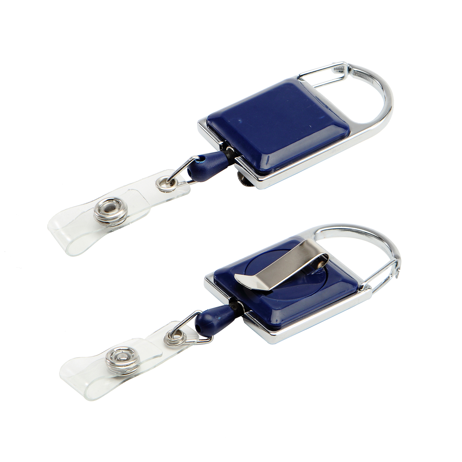 Square Retractable Carabiner Badge Reel 2
