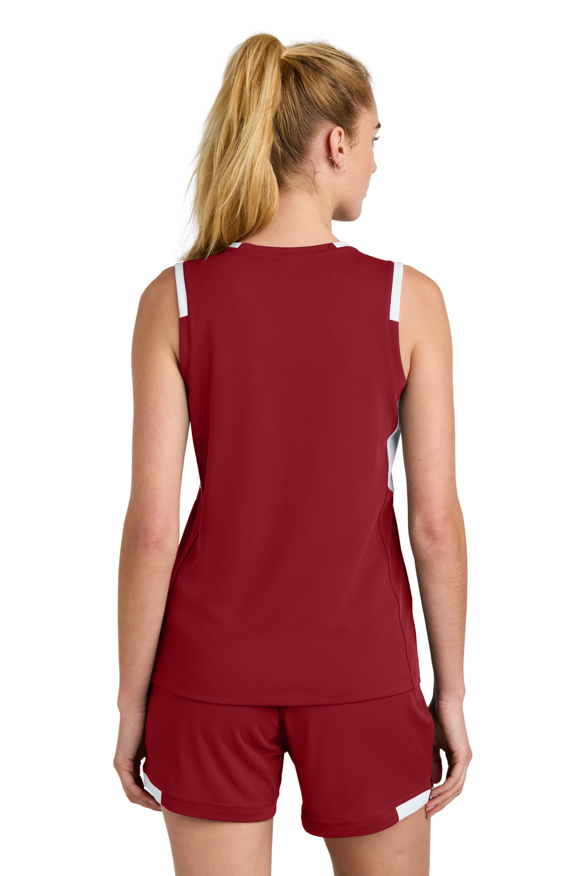 Sport-Tek Women's Club Sleeveless V-Neck LST441 13