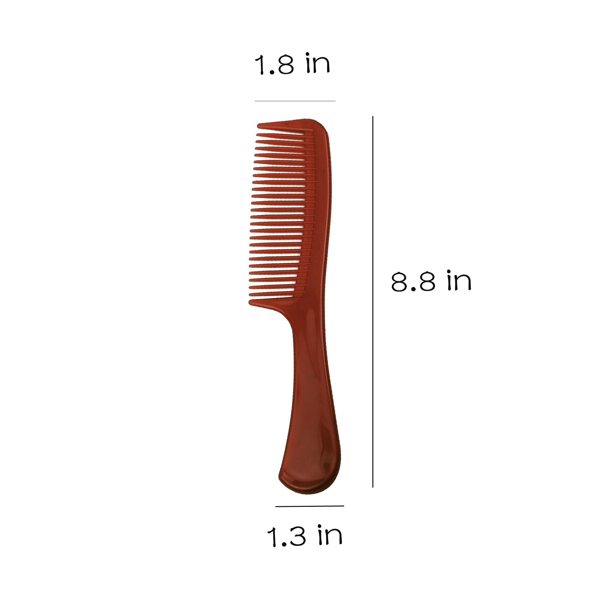 Colorful Plastic Massage Hair Comb 2
