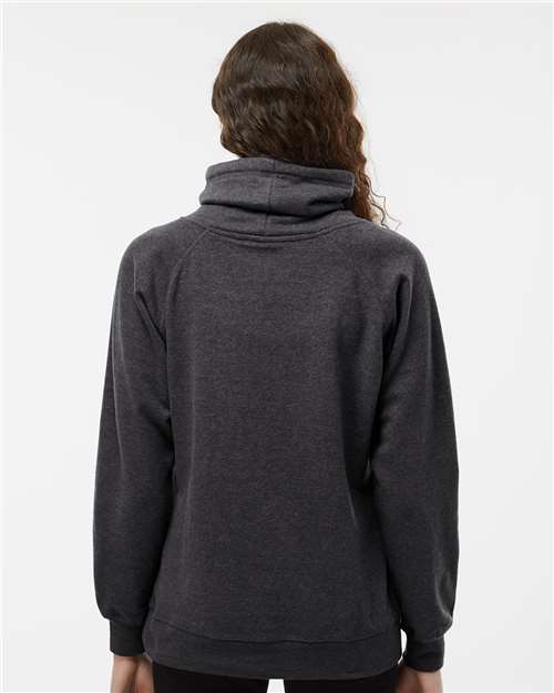 Women's Relay Cowl Neck Sweatshirt - 8653 1