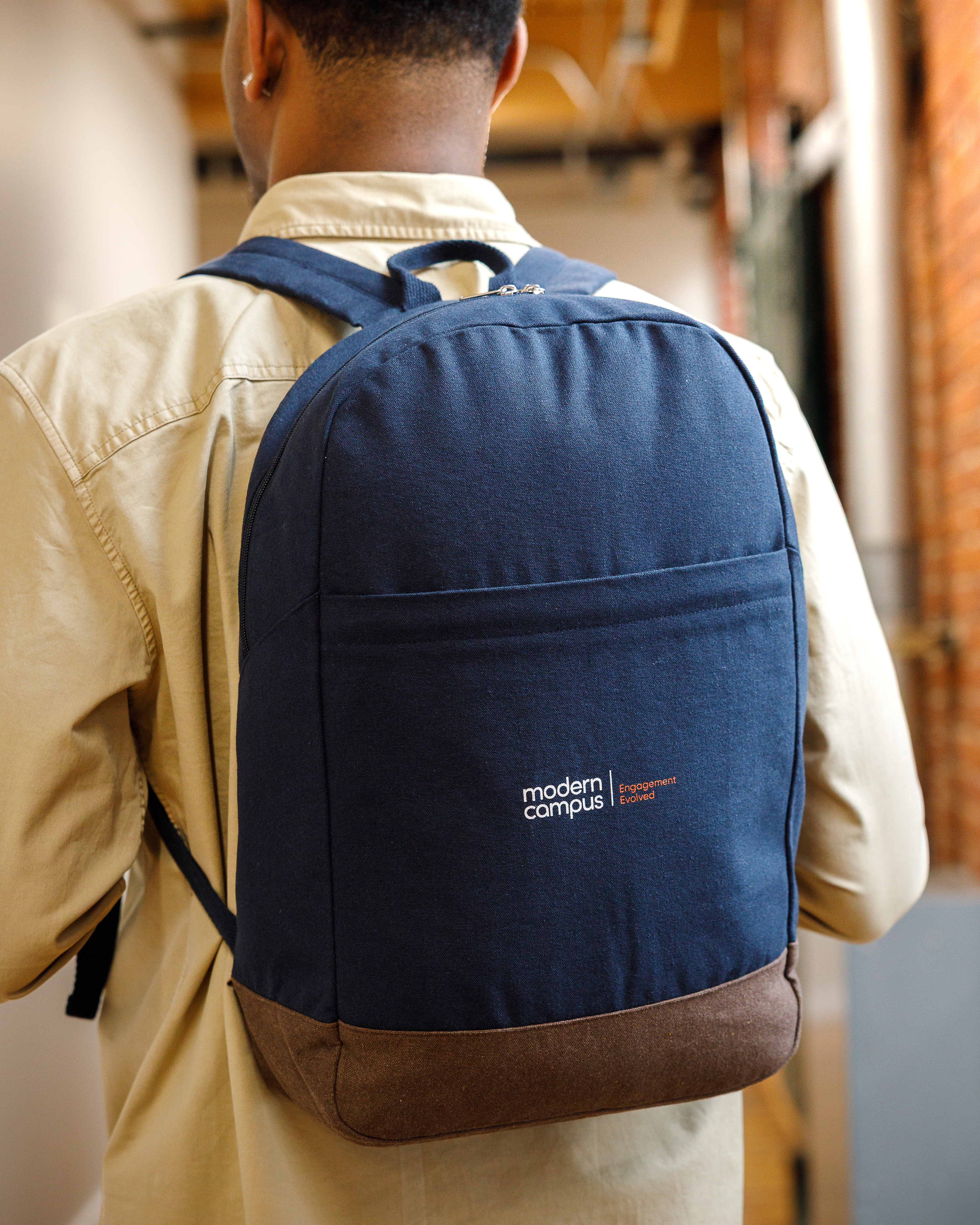 Ivy Recycled Cotton Laptop Backpack - AWARE™ 37