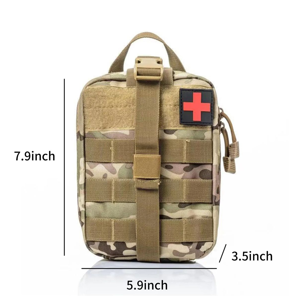 Durable Tactical First Aid Pouch for Hiking or Travel 13