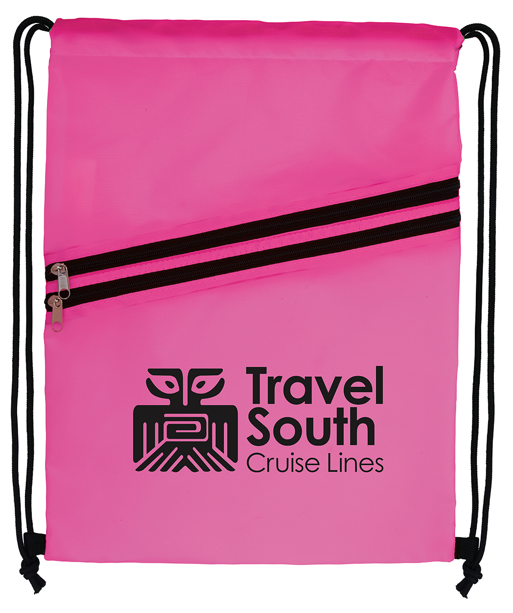 Good Value™ Neon Multi-Zippered Drawstring Backpack 27