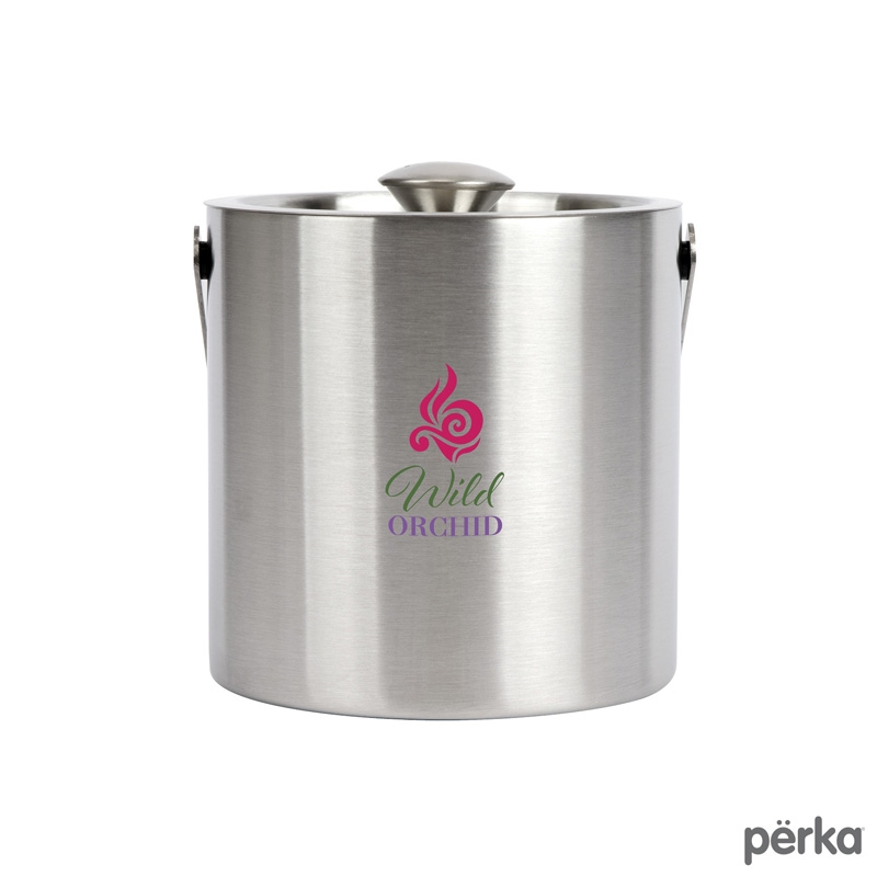 Perka® Quinton 1.3L Double Wall, Stainless Steel Ice Bucket 3