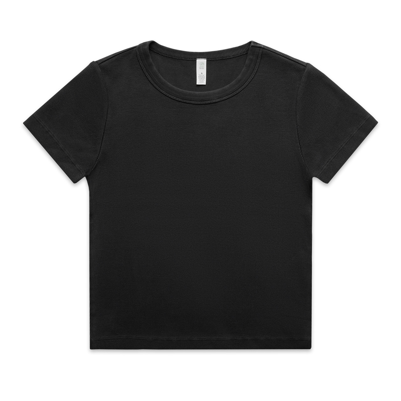 Wo's Faded Organic Rib Tee | 4036 8