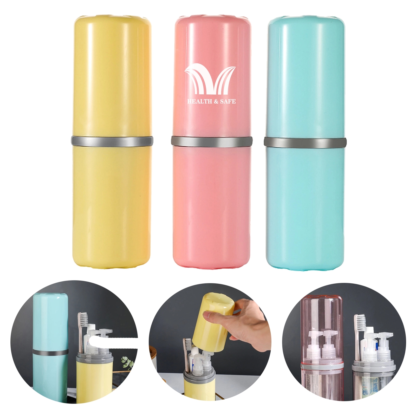 Travel Toothbrush Cup Set 1