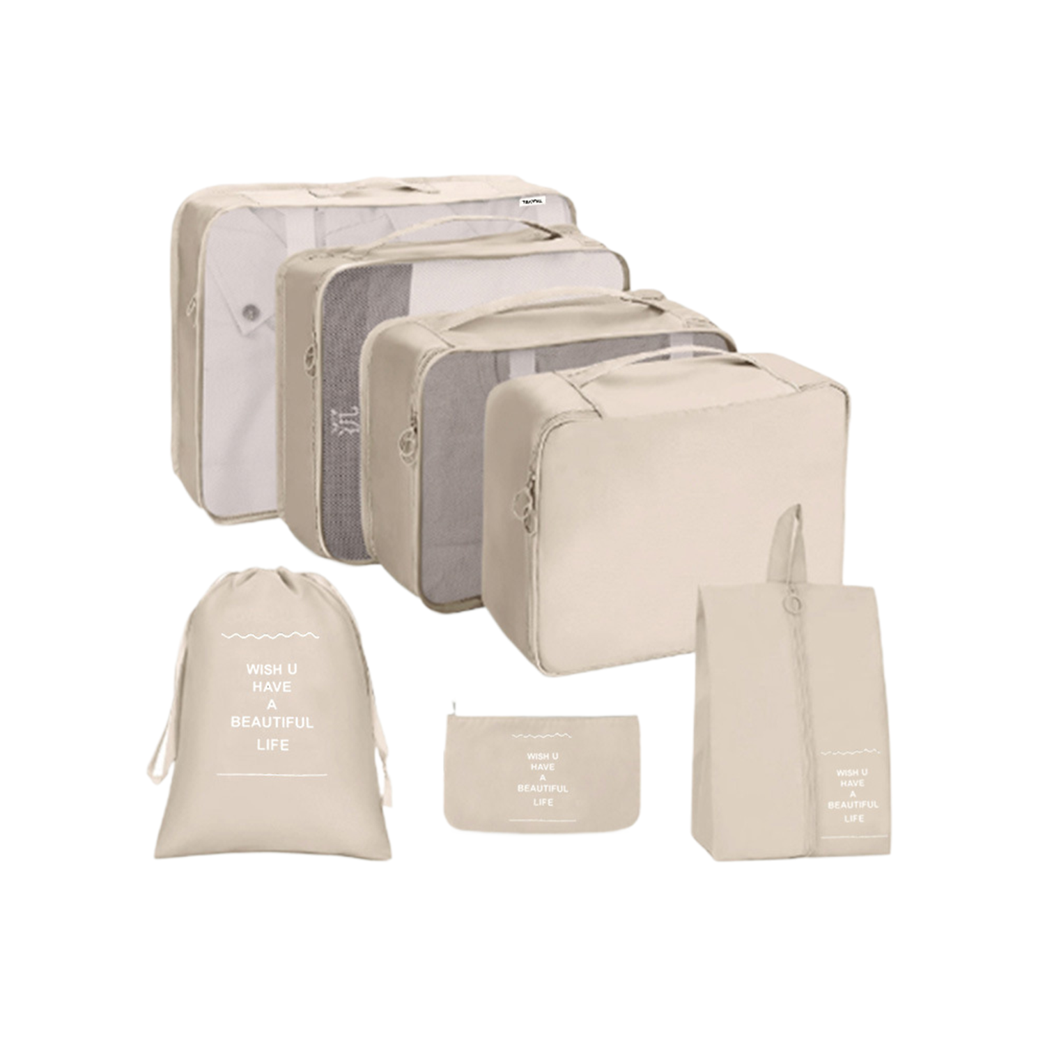 7 PCS Travel Clothes Storage Bag Set 1