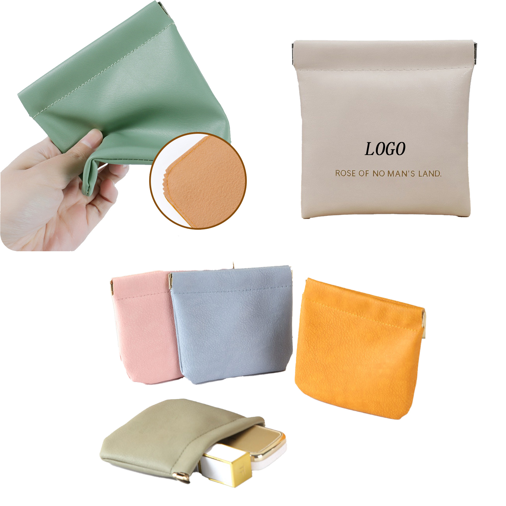 Headphone Coin Automatic Closing Storage Bag 1