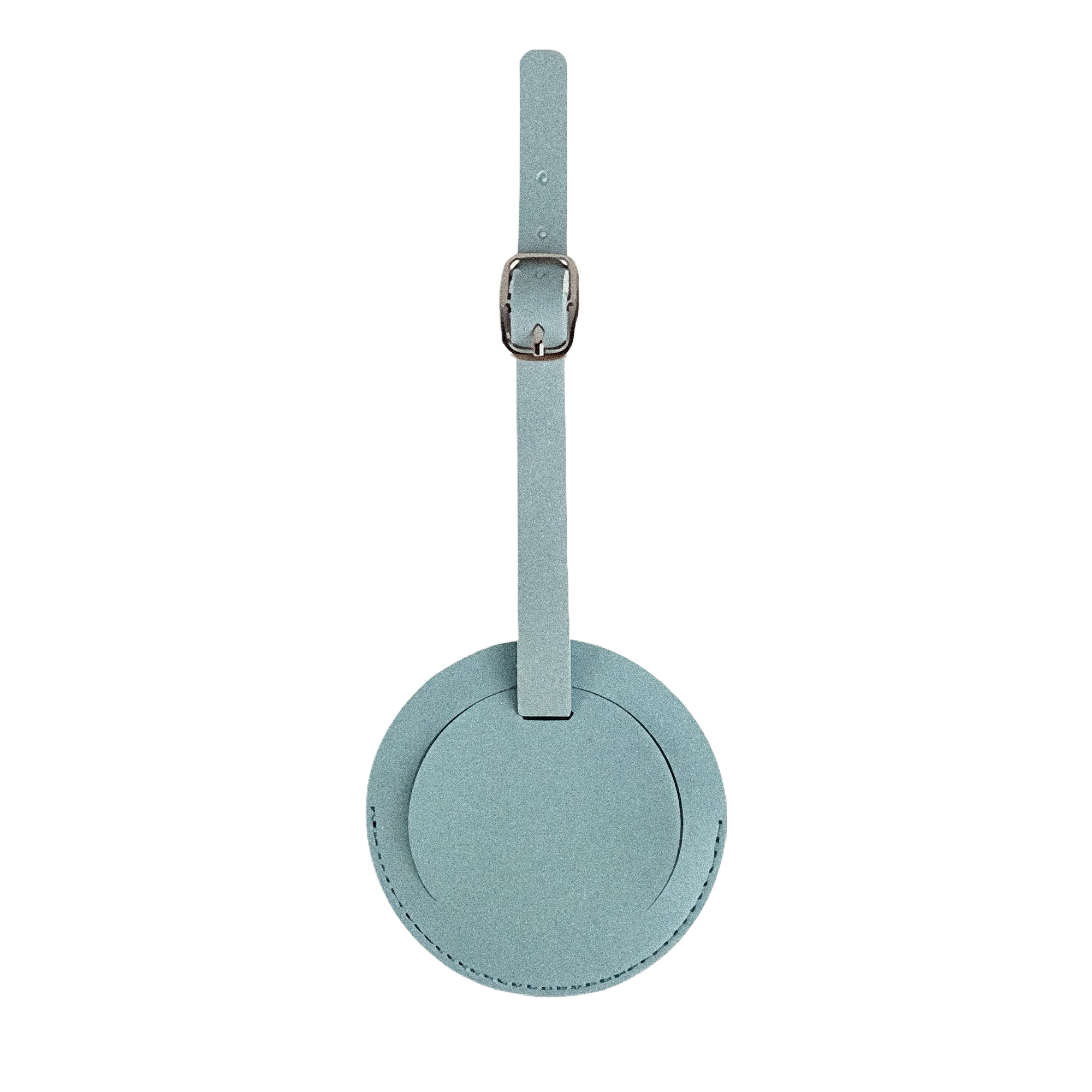 Round Thickened PU Leather Luggage Tag with Card 8