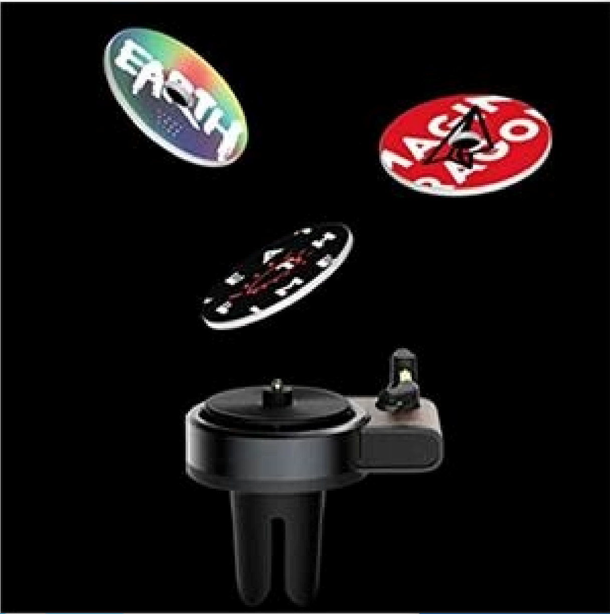 Car Retro Record Player Air Fresh Clip 3