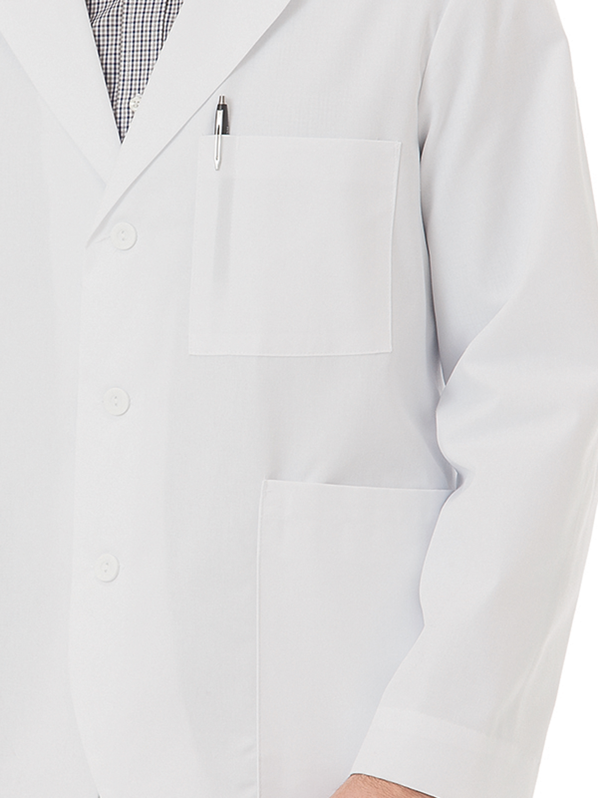 Meta Labwear - Unisex  Seven-Pocket 30" Consultation Lab Coat 3