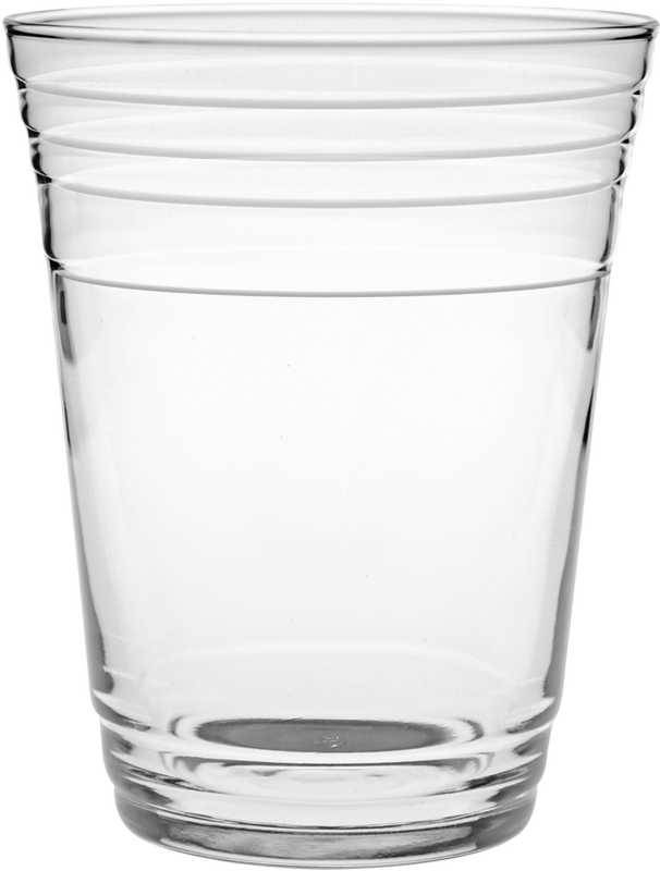 16 oz. Glass Fill Up Cup - Deep Etched 21