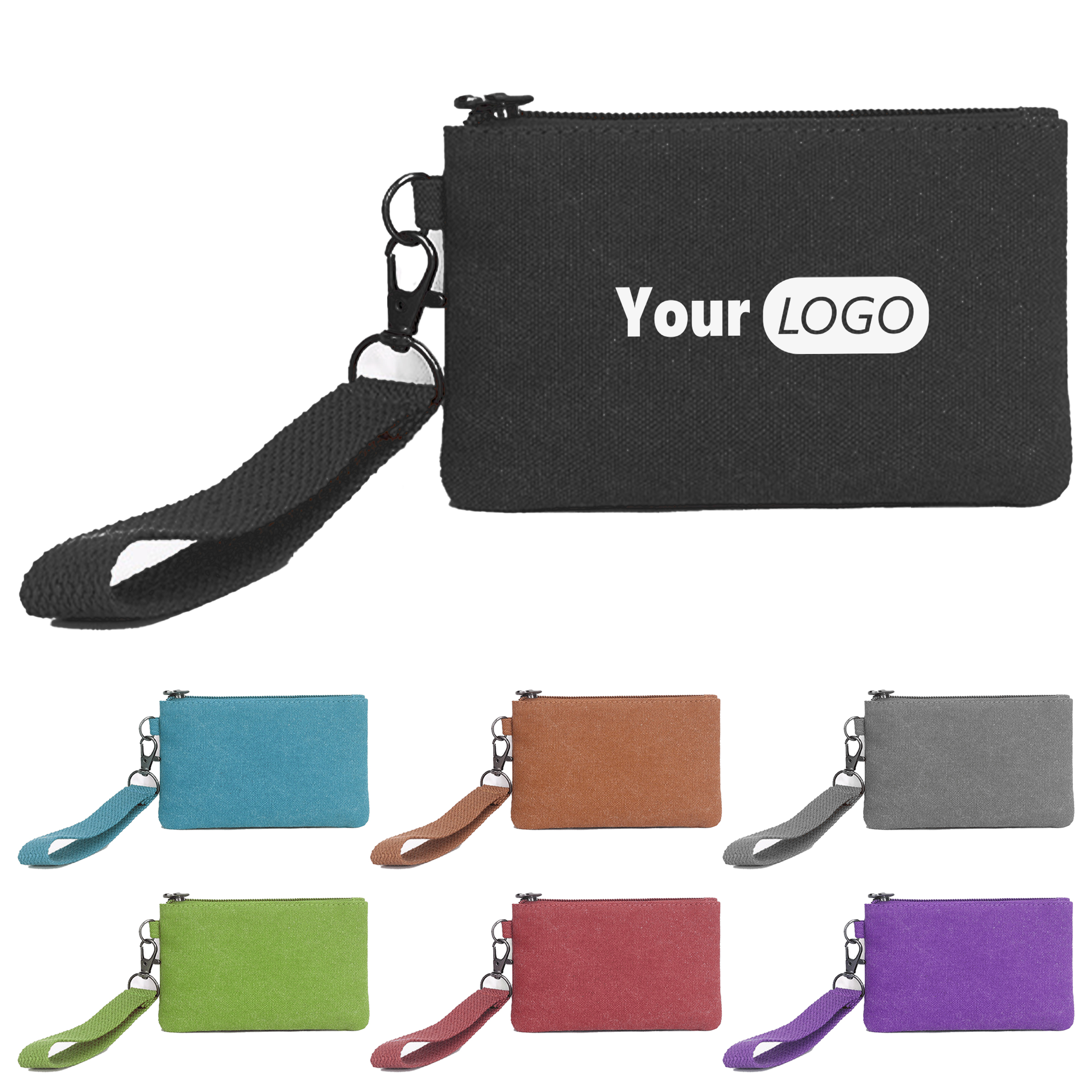 Canvas Stylish Canvas Coin Purse With Custom Options 2
