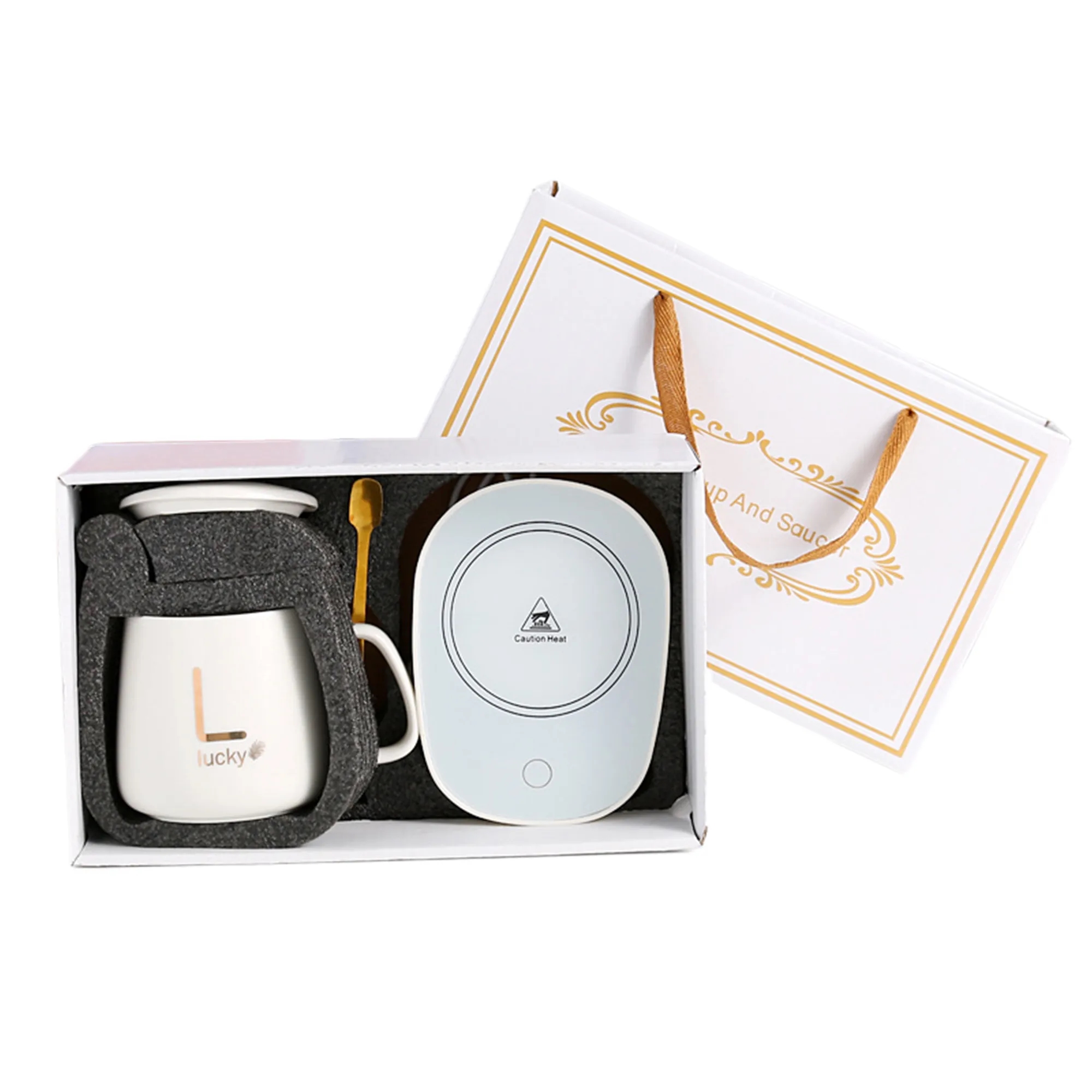 MOQ10 Heated Mat Gift Set With Mug 6