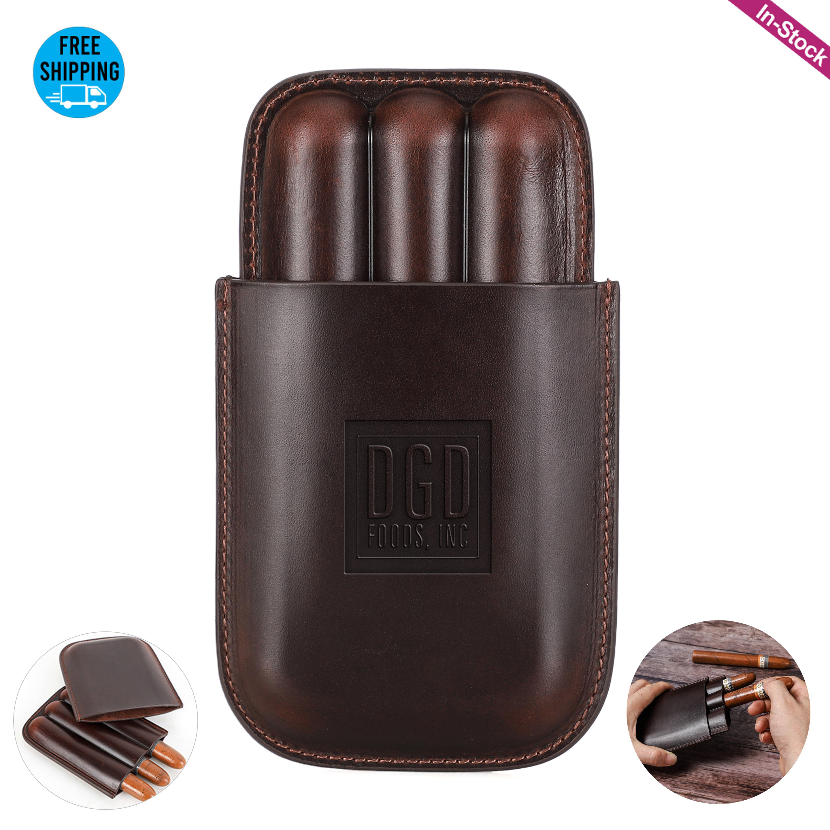 Genuine Leather Cigar Case 5
