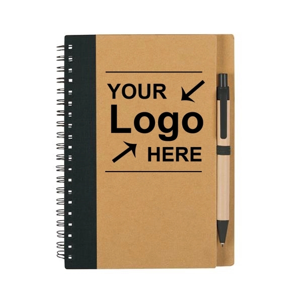 Eco Spiral Notebook and Pen 3