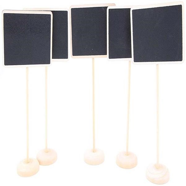 Mini Standing Chalkboard with Base for Message 2