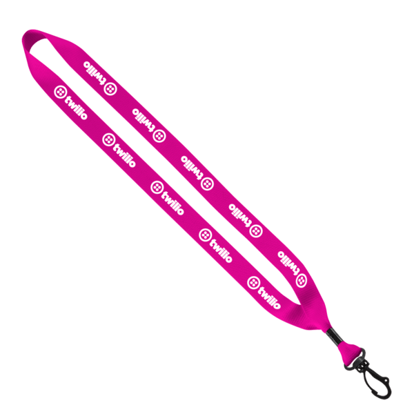 3/4" Polyester Lanyard with Swivel Snap Hook 33