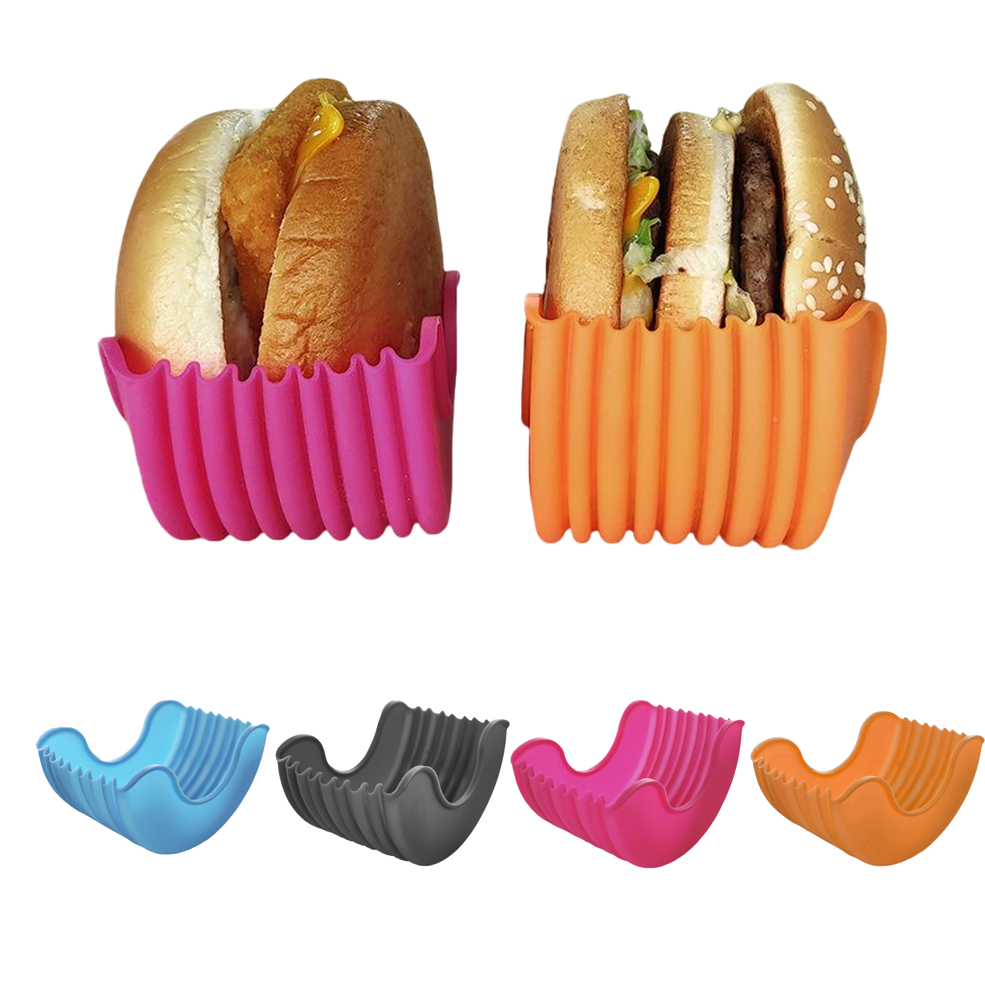 Portable Hamburger Anti-Drop Tray 3