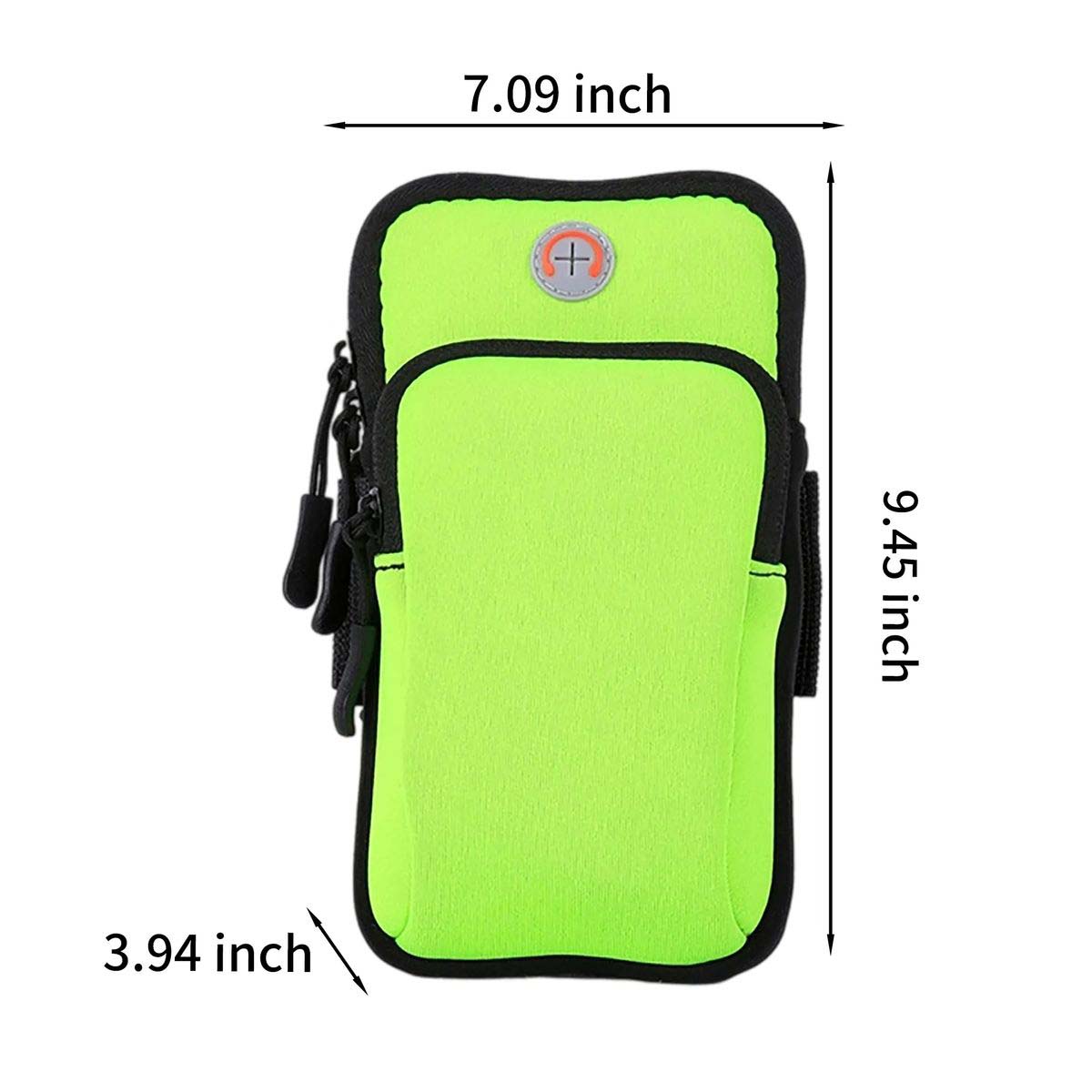 Breathable Arm Phone Holder with Key and Card Storage 7